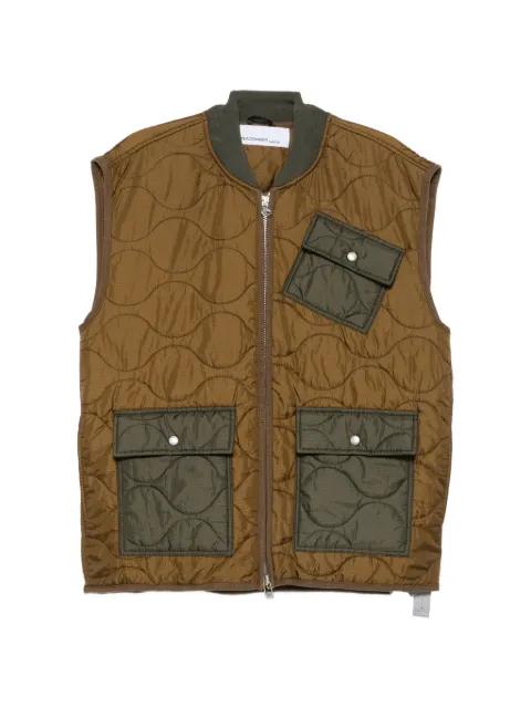 quilted gilet by PEACEMAKER OAMC