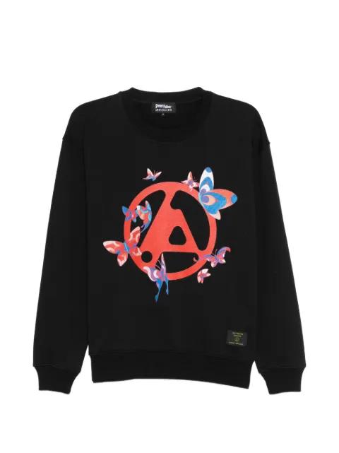 butterfly print sweatshirt by PEACE&AFTER