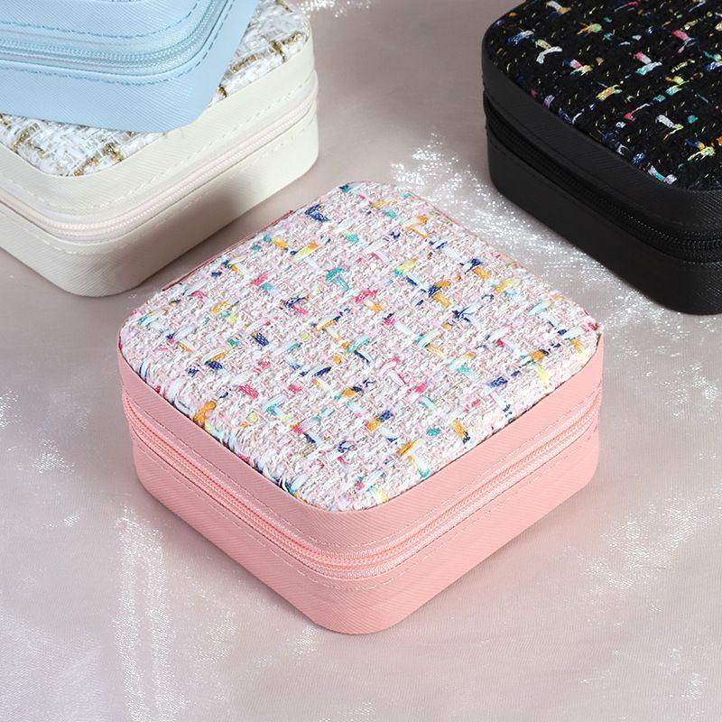 Tweed Top Jewllery Box by PEACH ACCESSORIES