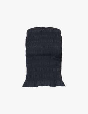 Deba Shirred Woven Top by PEACHY DEN