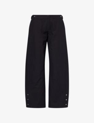 Jagger Wide-Leg Cotton Trousers by PEACHY DEN