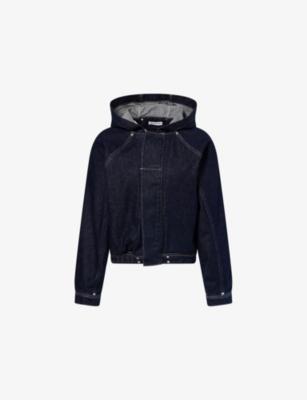 Joan Hooded Denim Jacket by PEACHY DEN