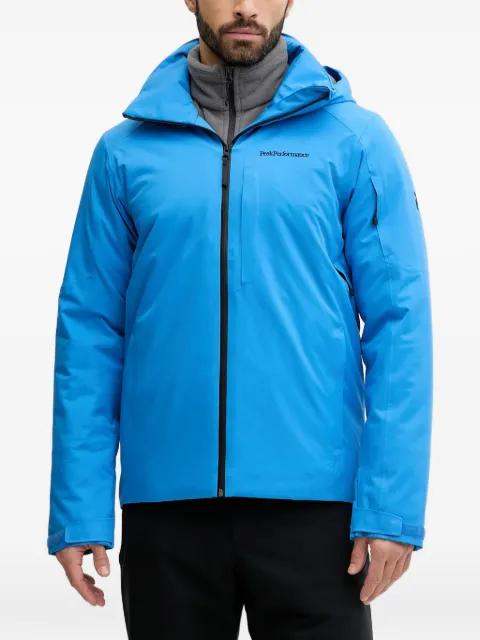 Maroon HIPE® ski jacket by PEAK PERFORMANCE