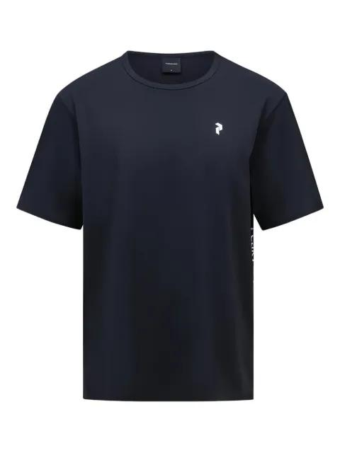Trail logo-detail side-panel performance T-shirt by PEAK PERFORMANCE