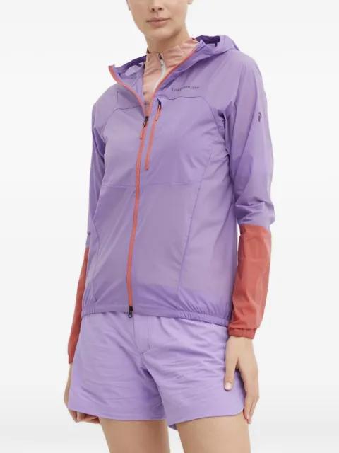 hoodied colourblock jacket by PEAK PERFORMANCE