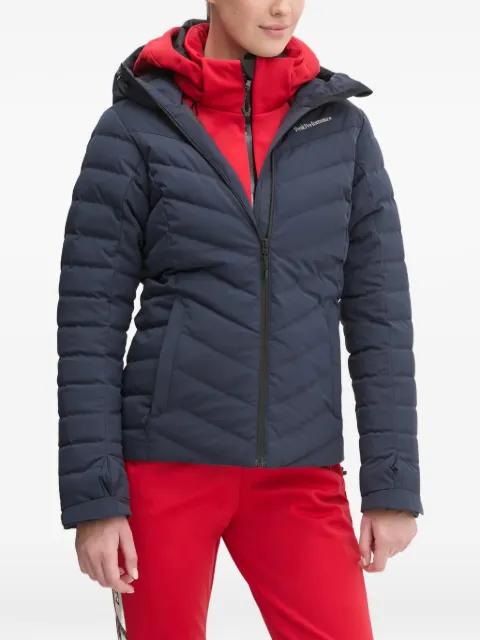 hoodied quilted ski jacket by PEAK PERFORMANCE