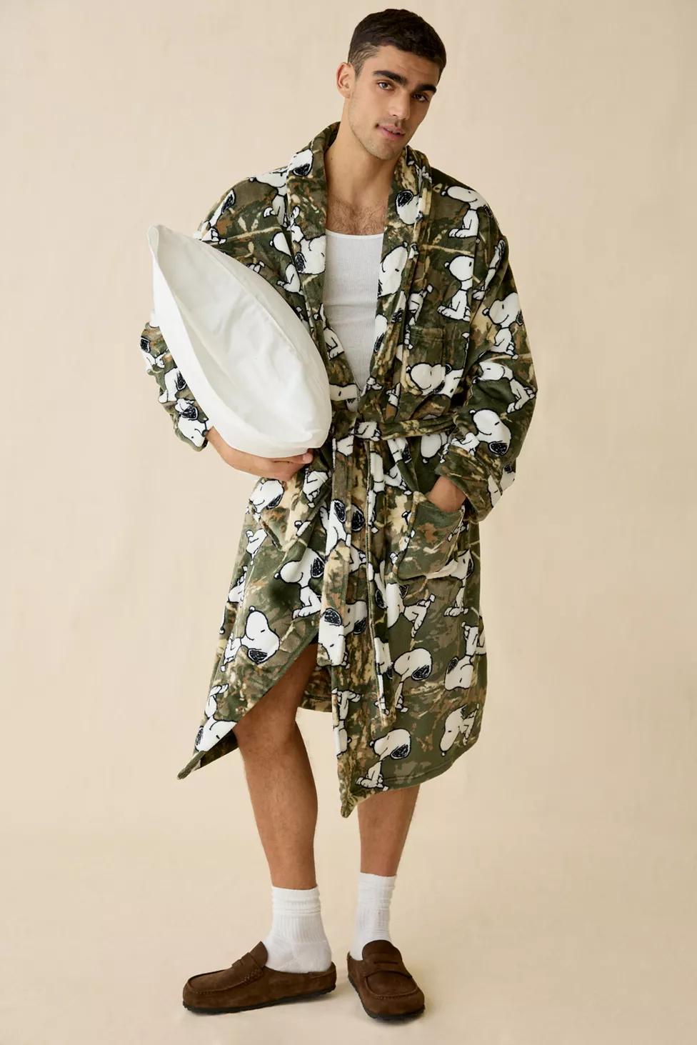 Peanuts Snoopy Camo Pattern Robe by PEANUTS