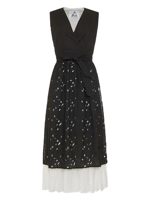 broderie tie midi dress by PEARL&CAVIAR