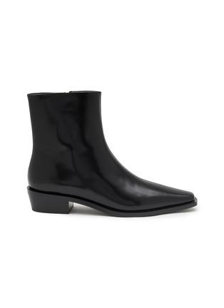 Ace Leather Ankle Boots by PEDDER RED