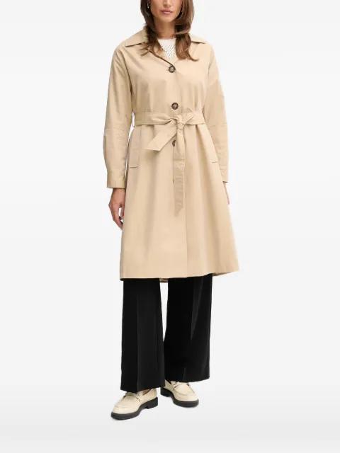 button-up trench coat by PEDRO DEL HIERRO