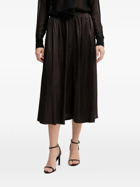 pleated A-line midi skirt by PEDRO DEL HIERRO