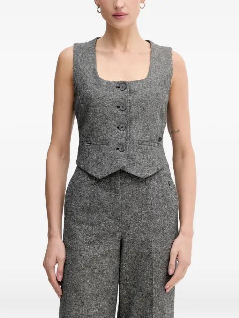 square-neck waistcoat by PEDRO DEL HIERRO