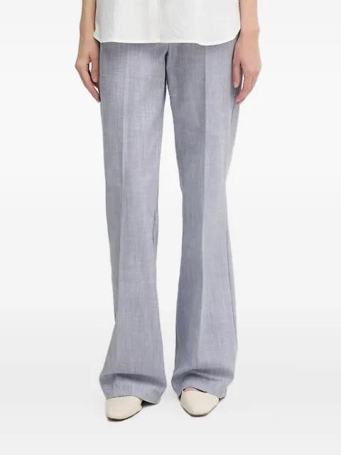textured flared trousers by PEDRO DEL HIERRO