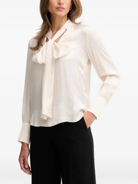 tie-neck blouse by PEDRO DEL HIERRO
