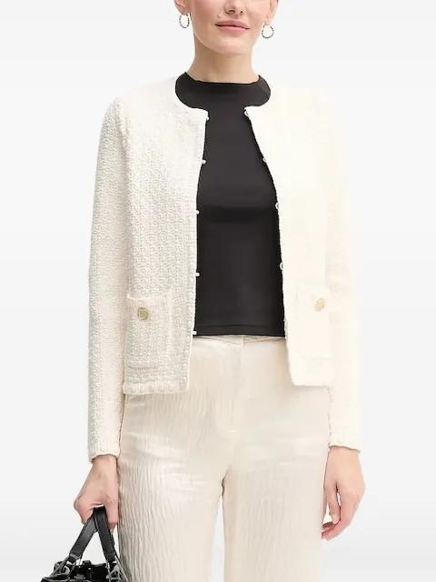 tweed pocket cardigan by PEDRO DEL HIERRO