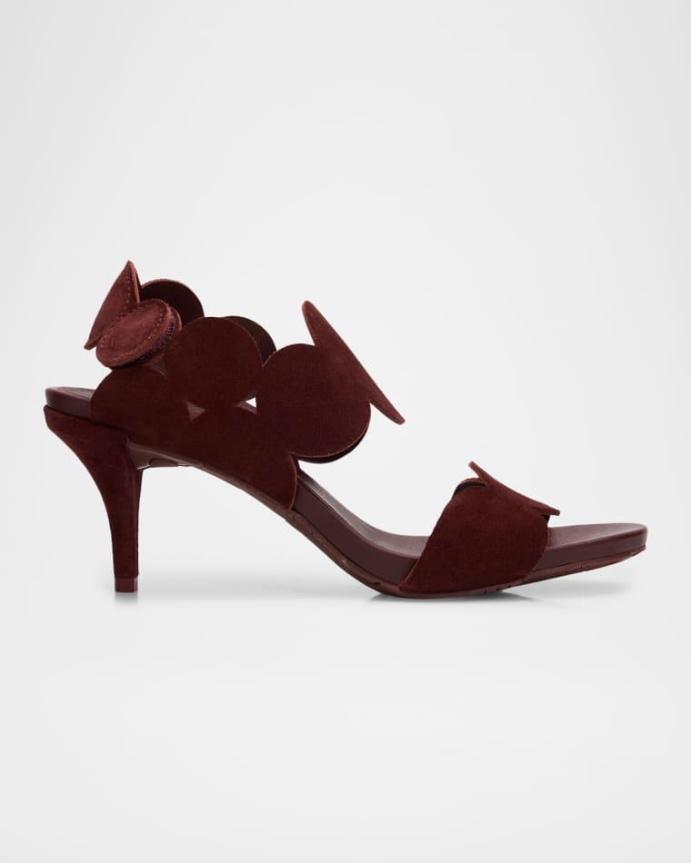 65mm Winslet Dotty Suede Sandals by PEDRO GARCIA