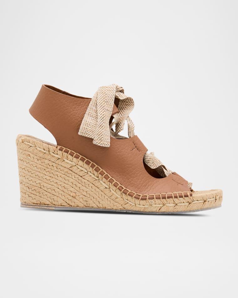 Otelia Leather Espadrille Sandals by PEDRO GARCIA