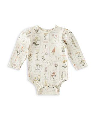 Girls' Cotton Long Sleeve Bodysuit - Baby by PEHR