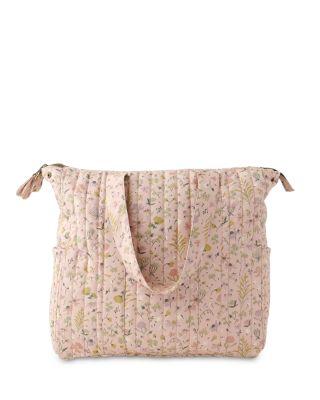 On The Go Quilted Cotton Convertible Diaper Bag by PEHR