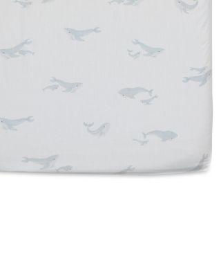 Unisex Follow Me Crib Sheet by PEHR