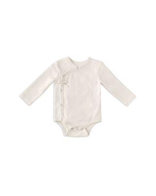 Unisex Long Sleeved Printed Kimono One Piece Bodysuit - Baby by PEHR