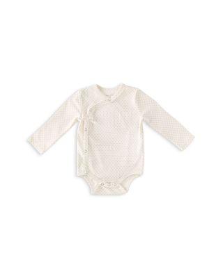 Unisex Long Sleeved Printed Kimono One Piece Bodysuit - Baby by PEHR