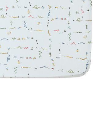 Unisex Printed Crib Sheet by PEHR