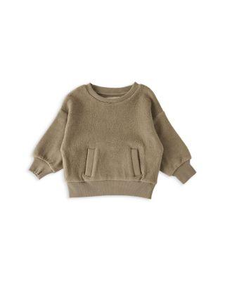 Unisex Teddy Fleece Dropped Shoulder Cotton Sweatshirt - Baby by PEHR