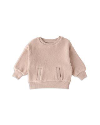 Unisex Teddy Fleece Dropped Shoulder Cotton Sweatshirt - Baby by PEHR