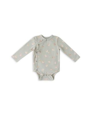 Unisex The Littles Long Sleeved Kimono One Piece Printed Bodysuit - Baby by PEHR