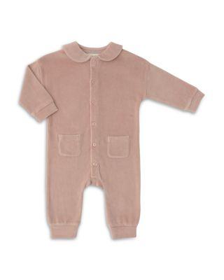 Unisex Velour Placket Romper - Baby by PEHR