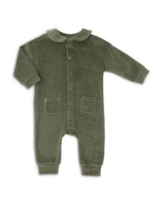 Unisex Velour Placket Romper - Baby by PEHR