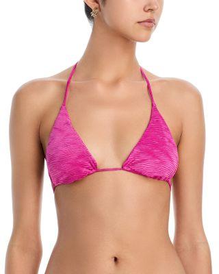 Benji Wavy Halter Bikini Top by PEIXOTO