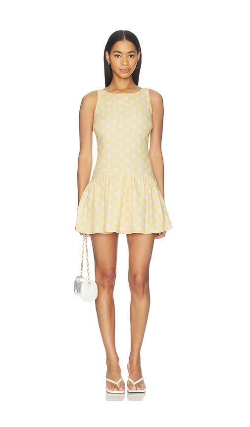 PEIXOTO Addison Mini Dress in Yellow by PEIXOTO