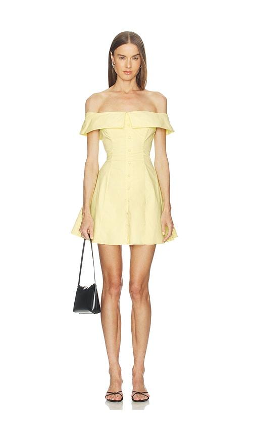 PEIXOTO Adeline Mini Dress in Yellow by PEIXOTO