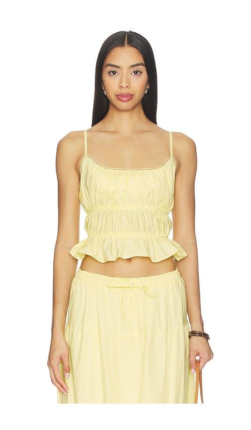 PEIXOTO Amelia Top in Yellow by PEIXOTO