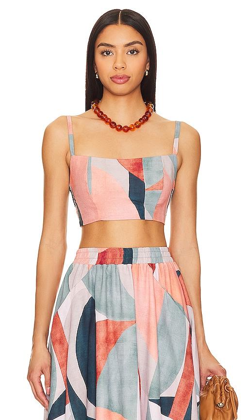 PEIXOTO Esti Top in Teal by PEIXOTO