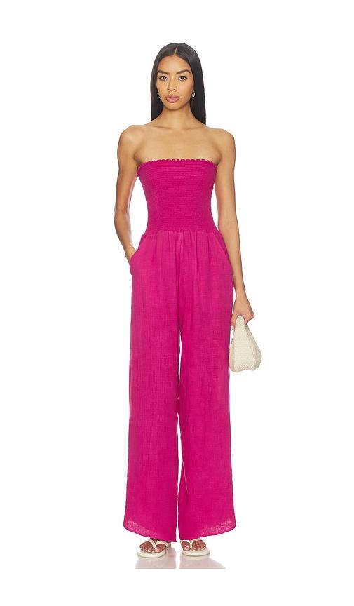 PEIXOTO Harriet Jumpsuit in Fuchsia by PEIXOTO