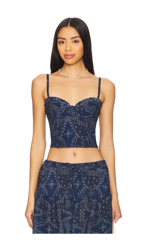 PEIXOTO Josie Cami in Navy by PEIXOTO