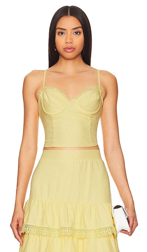 PEIXOTO Josie Cami in Yellow by PEIXOTO