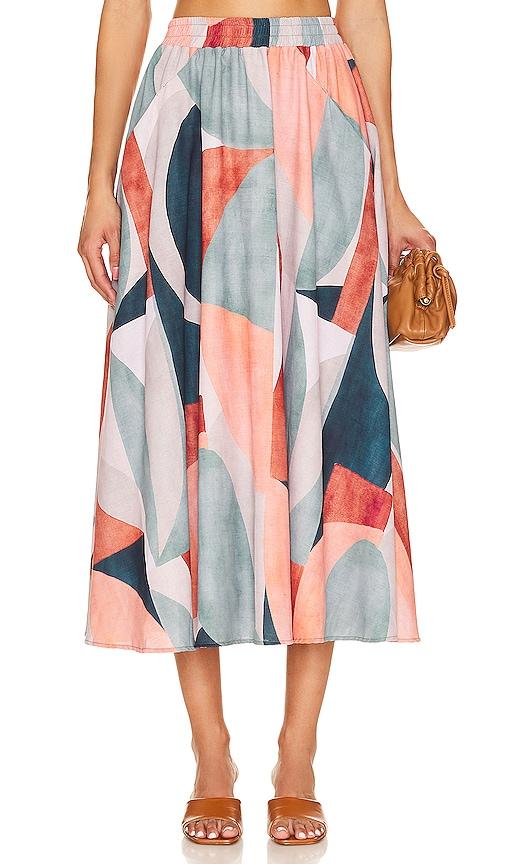 PEIXOTO Paula Skirt in Teal by PEIXOTO