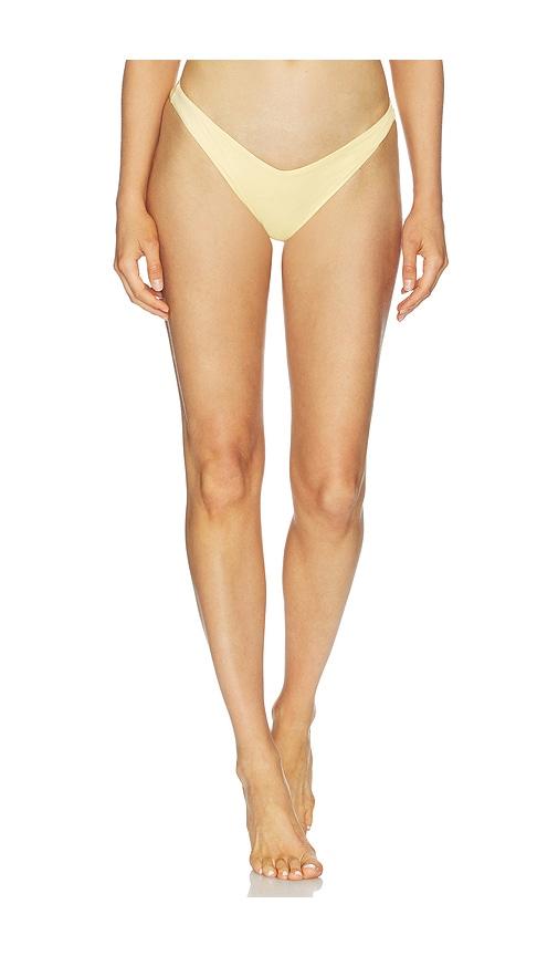PEIXOTO Shelley Cheeky Bikini Bottom in Yellow by PEIXOTO