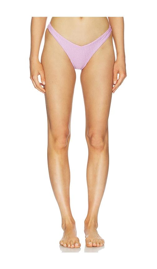 PEIXOTO Shelley Full Bikini Bottom in Lavender by PEIXOTO