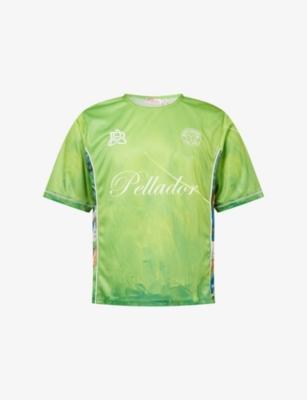 Footy Graphic-Print Jersey T-shirt by PELLADOR