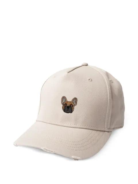 french bulldog embroidered baseball cap by PELO FOUNDATION