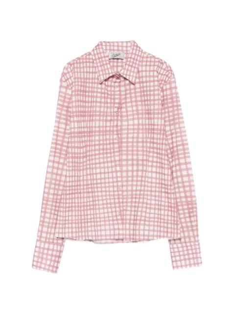 Elsa gingham-check shirt by PENCE
