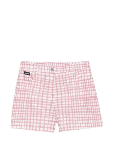 Luna vichy-pattern shorts by PENCE