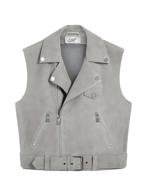 belt zip waistcoat by PENCE