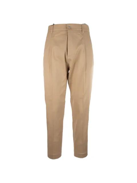 button-fastening pleated trousers by PENCE
