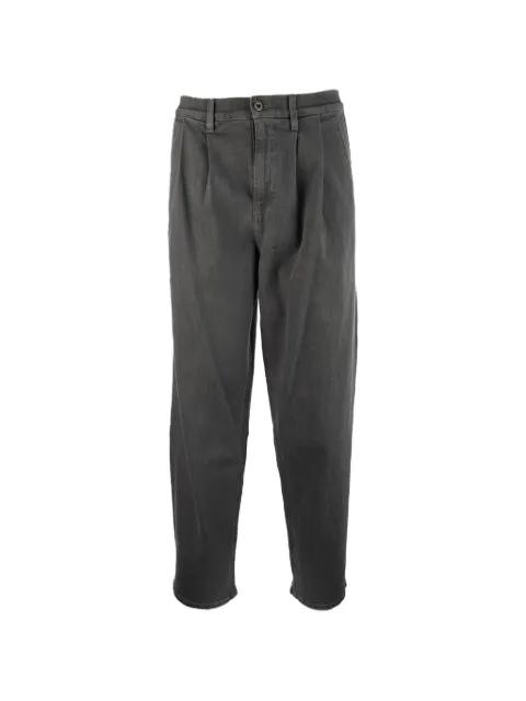 pleated denim jeans by PENCE